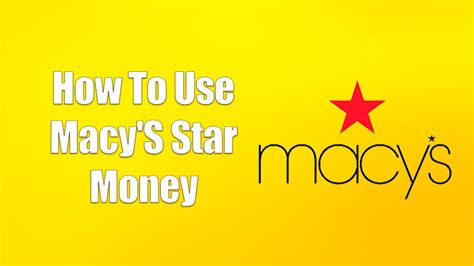 how to use macy's star money online